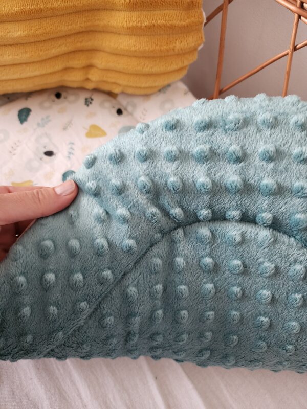 20250314_130350 Topponcino bébé personnalisé tissu koalas, minky bleu