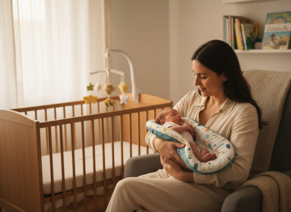 Topponcino bébé personnalisé tissu koalas, minky bleu