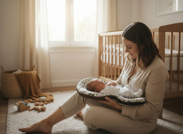 Topponcino bébé tissu animaux, minky marron
