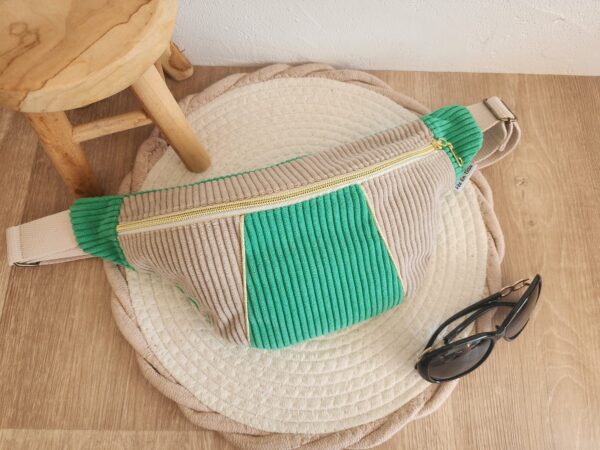 sac banane velours cotele