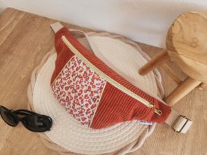 sac banane velours cotelé