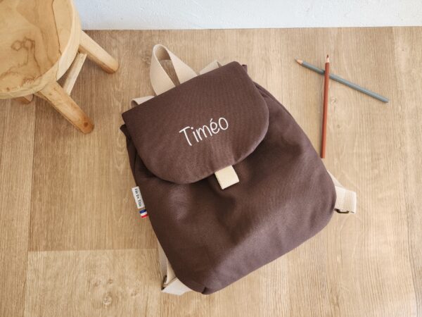 sac a dos maternelle toile de coton