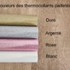 Lingettes lavables personnalisées - Double gaze pailletée