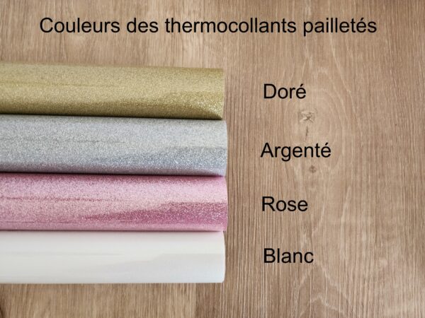 Lingettes lavables personnalisées - Double gaze pailletée