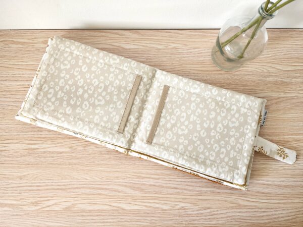 20260529_093603 Album photo bébé tissu personnalisé - velours jaune moutarde & imprimé
