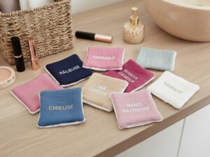 lingettes lavables personnalisees
